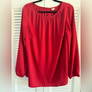 Red blouse from Loft - Large